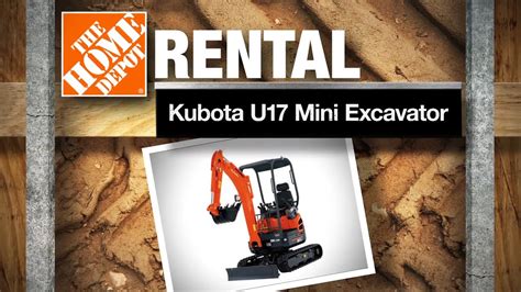 home depot mini excavator price|mini excavator rental near me.